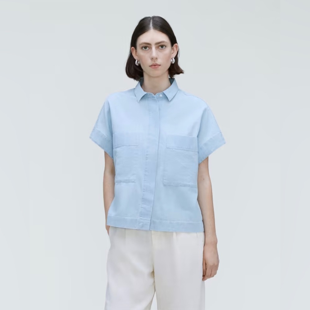 Everlane White Button Down